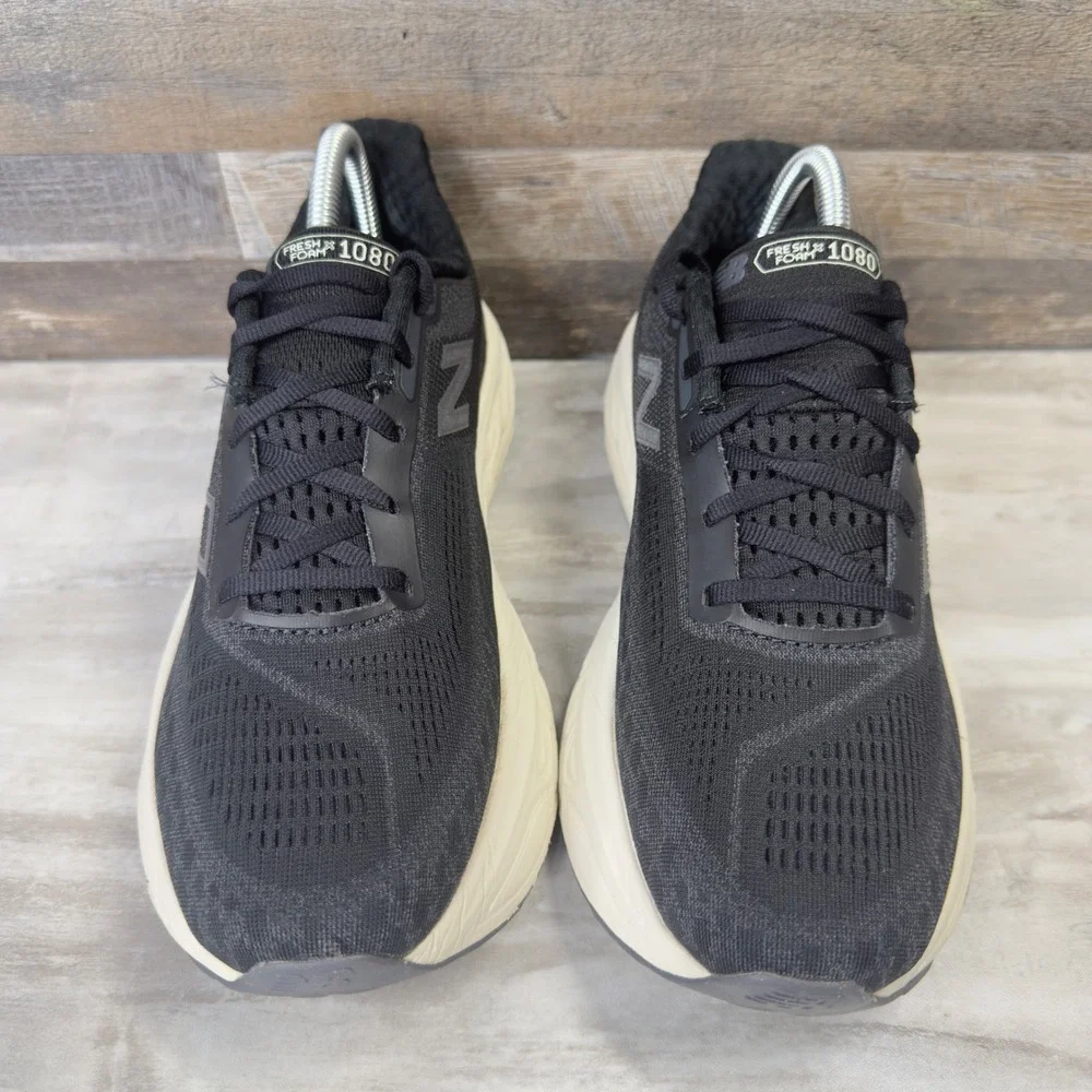 New Balance Fresh Foam 1080v13 Women's Size 9 Black White Running Shoes Sneakers